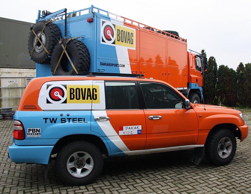 Nederlands grootste Dakar-team krijgt extra service